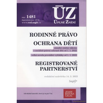 ÚZ 1481 Rodinné právo - neuveden – Sleviste.cz