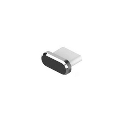 Kryt Samsung, Xiaomi, Motorola, iPhone 15, 16 záslepka konektoru USB-C Aluminium černá – Zboží Živě