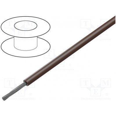 Belden 8503 001100 Vodič lanko Cu 22AWG PVC hnědá 600V 30m 1x22AWG – Hledejceny.cz