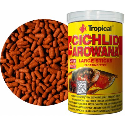 Tropical Cichlid Arowana Large 1 l, 300 g – Sleviste.cz