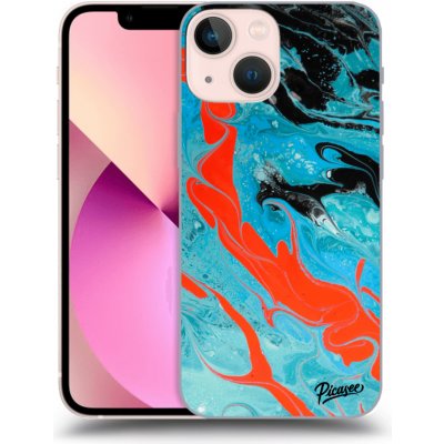 Pouzdro Picasee silikonové Apple iPhone 13 mini - Blue Magma čiré – Zboží Mobilmania