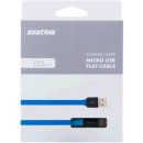 Avacom DCUS-MIC-120B USB - Micro USB, 120cm, modrý