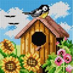 Předloha vyšívací Budka léto 15x15cm – Zboží Mobilmania