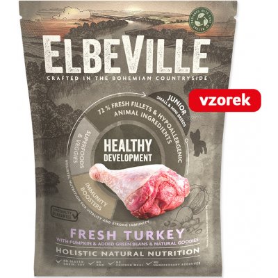 Elbeville Puppy and Junior Mini Fresh Turkey Healthy Development 100 g – Zbozi.Blesk.cz