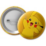 Pokémon Placka Pikachu - 50 mm – Zboží Dáma