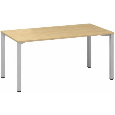 Interier Říčany Psací stůl Alfa 200, 160 x 80 cm divoká hruška/stříbrná – Sleviste.cz