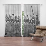 Sablio Závěs Zedníci na traverze: 2ks 140x250cm – Hledejceny.cz
