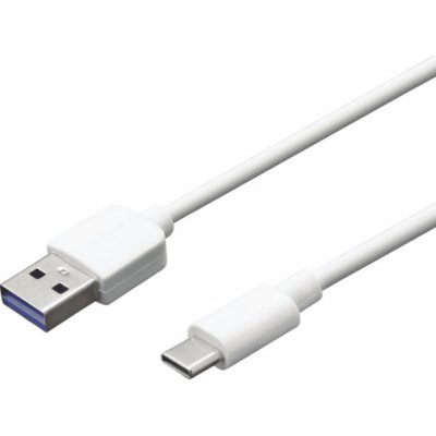 Mobilnet KAB-0195-USB-TYPEC datový USB/USB-C 2A, 1m, bílý