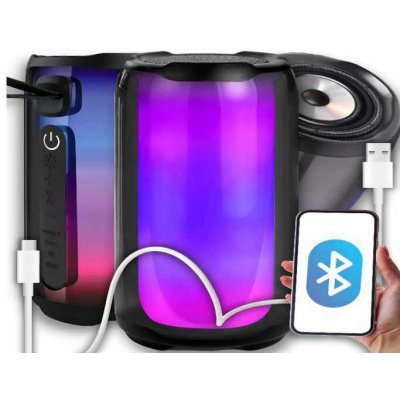 Verk 06359 Bezdrátový LED Bluetooth RGB reproduktor – Sleviste.cz