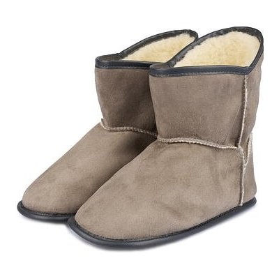 Vlnka semišové válenky s Merino vlnou šedá – Zboží Dáma