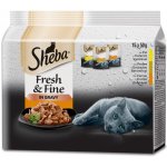 Sheba Fresh & Fine Drůbeží výběr ve šťávě 15 x 50 g – Zboží Mobilmania