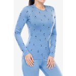 ICEBREAKER Dámské merino tričko s dlouhým rukávem Wmns 200 Oasis LS Crewe Ski Day Baja/Aop – Zboží Mobilmania