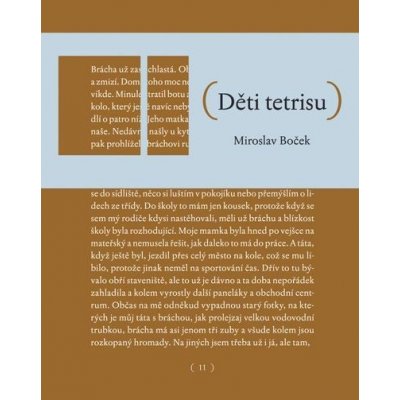 Děti tetrisu - Miroslav Boček – Hledejceny.cz