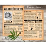 Narozeninové noviny 1951 – dvoustranné nebo jednostranné – Zboží Mobilmania