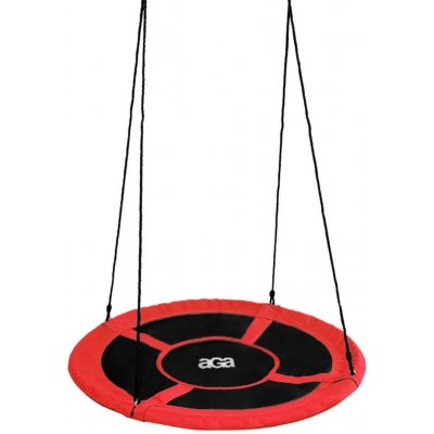Aga závěsný houpací kruh 120 cm červená – Zboží Mobilmania