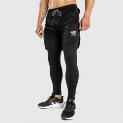 Iron Aesthetics Funkční šortky s legínami Speed 2in1 black Černá