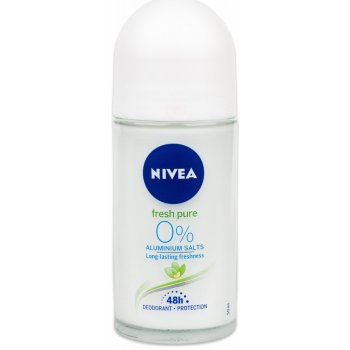 Nivea Pure & Natural Action Jasmín Woman roll-on 50 ml