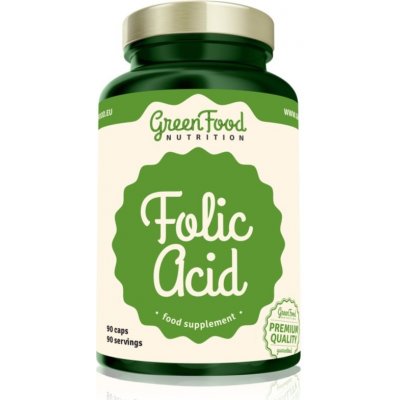 GreenFood Nutrition Folic Acid kapsle s kyselinou listovou 114 g – Hledejceny.cz