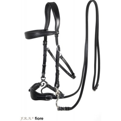 F.R.A. Uzdečka s hackamore Fiore černá – Zboží Dáma F.R.A. Uzdečka s hackamore Fiore černá – Zboží Dáma