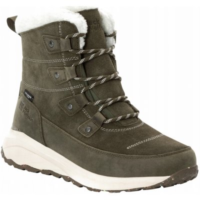 Jack Wolfskin dámské zimní boty Dromoventure Texapore High W 4059851-4341 zelená