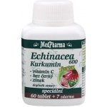 MedPharma Echinacea 600 Forte kurkumin vit. C bez černý zinek 67 tablet – Hledejceny.cz