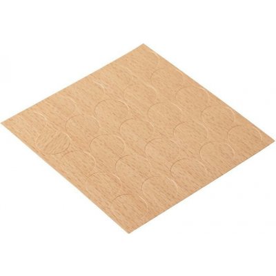 Walteco Samolepicí krytky, průměr 14mm, buk, 25 ks , 90568 – Hledejceny.cz
