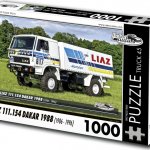 RETRO-AUTA TRUCK č.45 Liaz 111.154 Dakar 1988 1986 1996 1000 dílků – Sleviste.cz