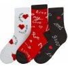 Darré dámské ponožky vysoké Fall in love