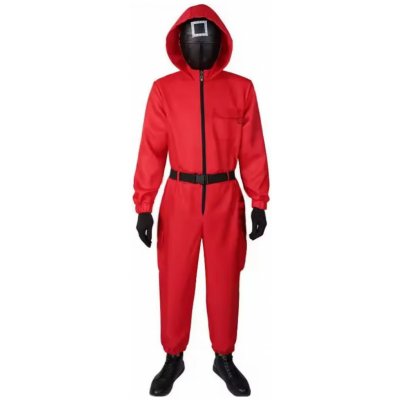 FunCo Kostým Squid game - Hra na oliheň Dozorce s maskou L – Sleviste.cz