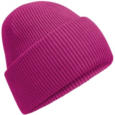 Beechfield čepice se širokou manžetou Beanie tmavě růžová – Hledejceny.cz