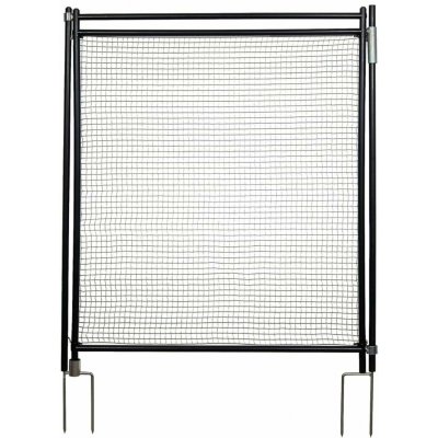 Vstupní branka k univerzálním ohradním sítím, výška 90 cm, šířka 81 cm, 2 hroty, nevodivá – Sleviste.cz
