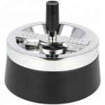 Cigaretový popelník kovový otočný Angelo Black 11cm – Zboží Dáma