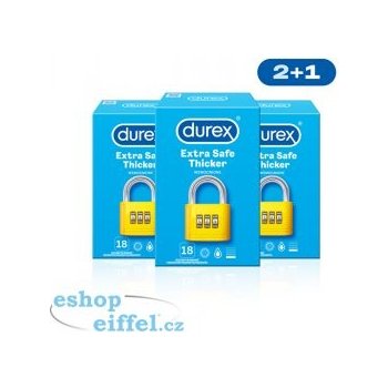 Durex Extra Safe 2+1 54ks