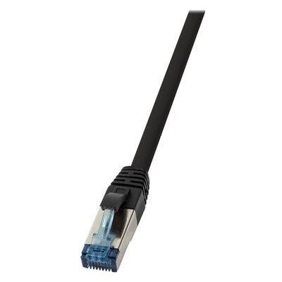 Logilink CQ6125S Patch, PUR Cat.6A S/FTP, 30m, černý – Zboží Živě