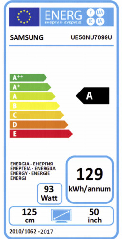 Samsung UE50NU7099 návod, fotka