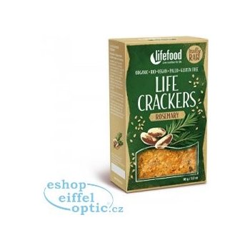 Lifefood Life crackers Rozmarýnové Raw Bio 90 g
