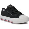 Dětské tenisky Tommy Hilfiger Low Cut Lace-Up Sneaker T3A9-33185-1687 černá