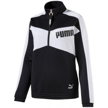 Puma Archive T7 Halfzip Crew Black