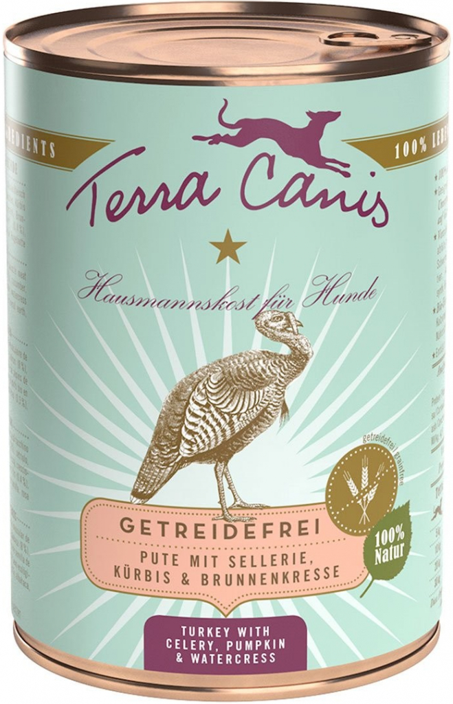Terra Canis Grain Free Krůta s dýní celerem & řeřichou 12 x 400 g