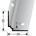 Küberit Schodový vnitřní profil Bronz F06 – Zboží Mobilmania