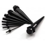 Šperky4U akrylátový roztahovák do ucha černý EP1008-12 – Hledejceny.cz