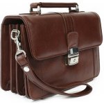 Arwel Pánská kožená etue se sklápěcím registrem a držadlem hnědá – Sleviste.cz