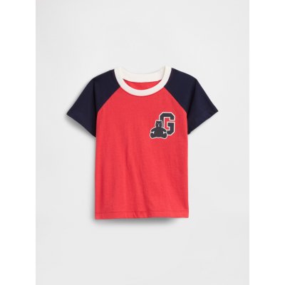 GAP Baby tričko Brannan Bear Červená – Zboží Dáma