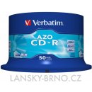 Verbatim CD-R 700MB 52x, Super AZO, spindle, 50ks (43343)