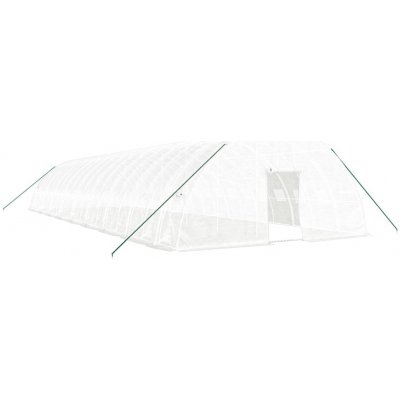 vidaXL s ocelovým rámem bílý 108 m² 18x6x2,85 m – Sleviste.cz