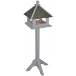 Esschert Design Krmítko pro ptáky 39 x 39 x 132 cm šedé – Hledejceny.cz