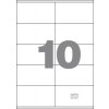 Obálka Etikety kancelářské Spoko 105 x 57 mm, 100 listů, Bílé