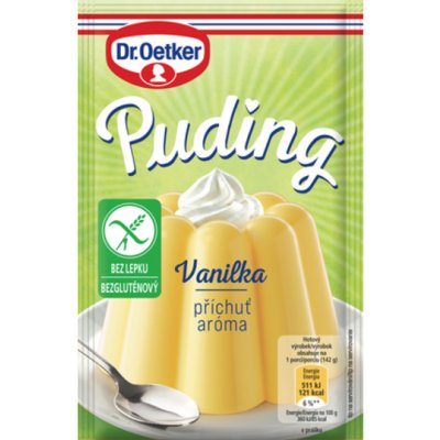 Dr. Oetker Puding vanilkový bez lepku 38 g – Zboží Dáma