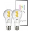 Žárovka Immax Smart sada LED žárovek E27 5W bílá NEO 07089B ZigBee Tuya