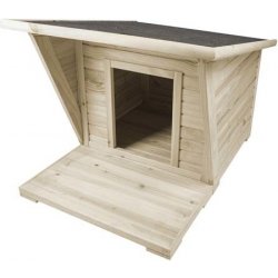 DUVO+ Dřevěná bouda pro psy 110 x 85 x 75 cm